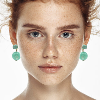 Turquoise sphere earrings - Anton Heunis