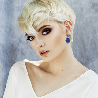 Blue sphere earrings - Anton Heunis