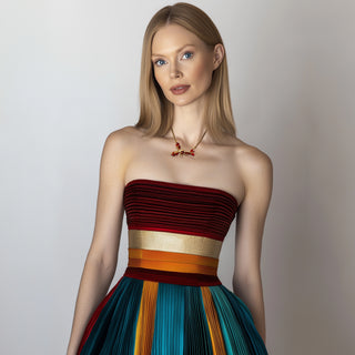 Golden chain red lobster necklace - Anton Heunis