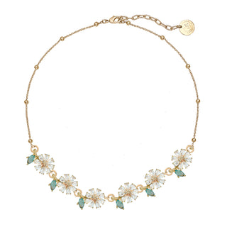 Golden chain necklace with daisy details - Anton Heunis
