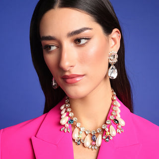 Statement crystal earrings chandelier - Anton Heunis