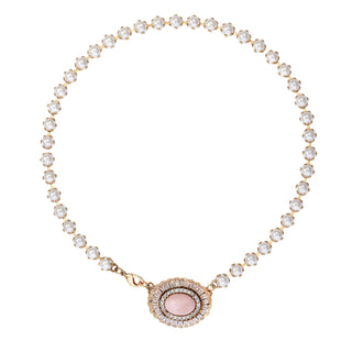 Pearl necklace with rose brooch - Anton Heunis