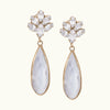 Flor Earrings Crystal