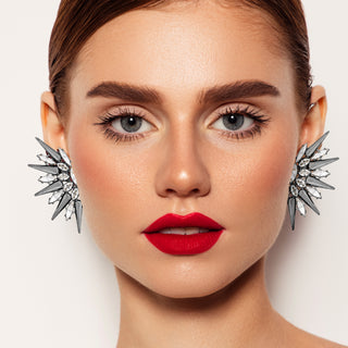 Cosmos Earrings spike statement big earrings - Anton Heunis
