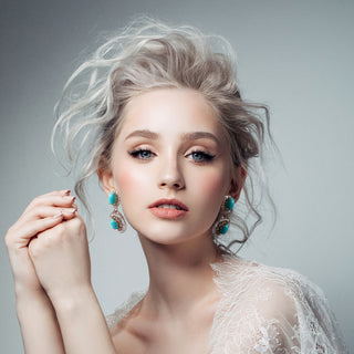Turquoise drop earrings - Anton Heunis