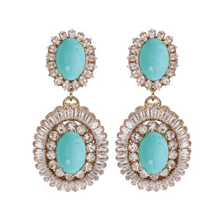 Turquoise drop earrings - Anton Heunis