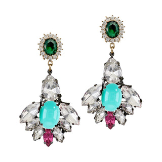 Colorful statement earrings Spanish inspired - Anton Heunis