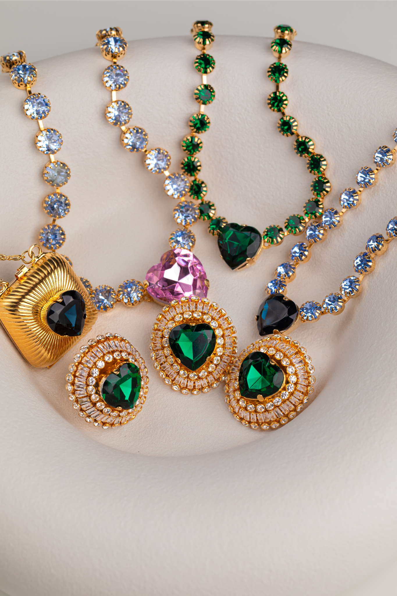 Heart shaped jewelry vintage inspired designer jewelry - Anton Heunis