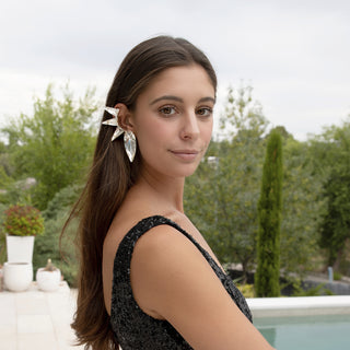 Crystal spike statement earrings - Anton Heunis
