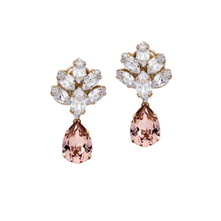 Rose crystal dainty earrings - Anton Heunis