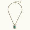 Vela Necklace Green