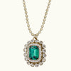 Vela Necklace Long Green