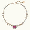 Fuchsia and crystal necklace - Anton Heunis