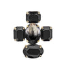 Louvre Brooch Black
