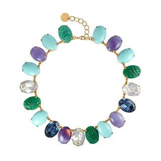 Statement necklace with colorful gemstones - Anton Heunis