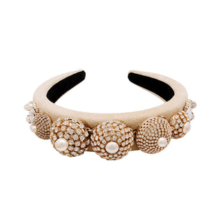 Headband adorned with vintage golden stones - Anton Heunis