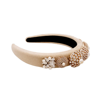 Headband adorned with vintage golden stones - Anton Heunis