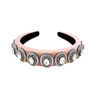 Rose tiara with black and crystal statement stones - Anton Heunis