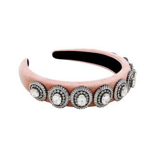 Rose tiara with black and crystal statement stones - Anton Heunis