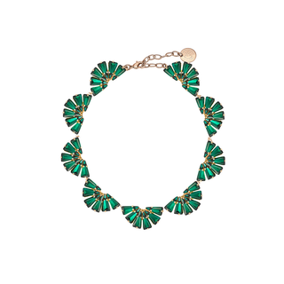 Anton Heunis - Emerald green flower necklace