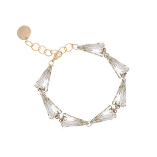 Anton Heunis - Triangle-shaped crystal gold bracelet