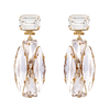 Anton Heunis - Chunky gold crystal drop earrings