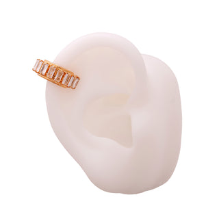 Dainty golden ear cuff with crystals - Anton Heunis