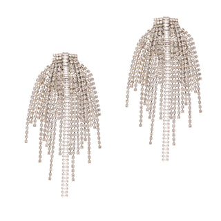 Anton Heunis - Crystal cascade sparkly statement earrings