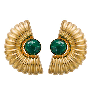 Solstice Earrings Green