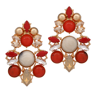 Euphoria Earrings Red