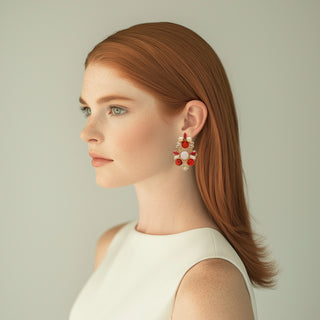 Euphoria Earrings Red