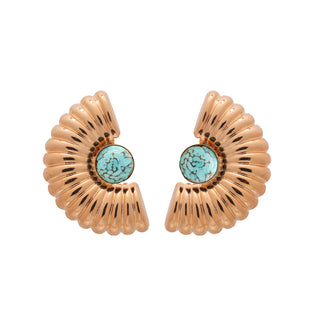 Zania Earrings Turquoise