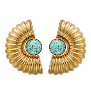 Solstice Earrings Turquoise