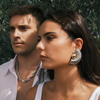 Mixed metals earrings - Anton Heunis