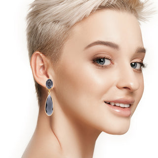 Night drop statement earrings - Anton Heunis