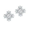 Winter Earrings Silver Crystal