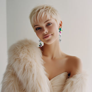 January Earrings Multicolor