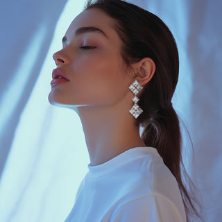 Luma Earrings Crystal