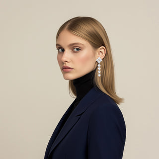 Vega Earrings Crystal