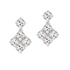 Lila Earrings Crystal Silver