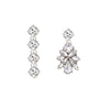 Pendientes Clara Cristal Plata