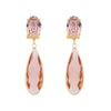 Peach drop statement earrings - Anton Heunis
