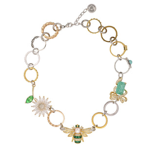 Ring necklace with golden bee detail - Anton Heunis