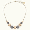 Monroe Necklace Gunmetal Gold