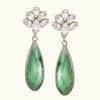 Flor Earrings Green