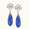 Flor Earrings Blue