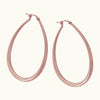 Rose gold hoop earrings statement - Anton Heunis