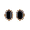 Black button golden earrings - Anton Heunis