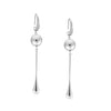 Silver drop earrings with hook - Anton Heunis