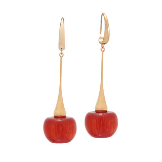 Statement red cherry earrings - Anton Heunis